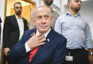 נתניהו בבית המשפט אוקטובר 2025  (צילום: פול ראובן קסטרו)