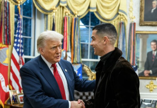 כריסטיאנו רונאלדו ודונאלד טראמפ (צילום: האינסטגרם הרשמי של כריסטיאנו רונאלדו)