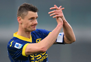 פאבל דוידוביץ' במדי ורונה (צילום: GettyImages, Alessandro Sabattini)