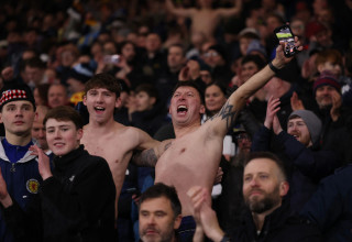 אוהדי נבחרת סקוטלנד (צילום: רויטרס)