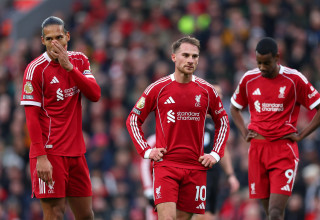 שחקני ליברפול מאוכזבים (צילום: GettyImages, Molly Darlington)