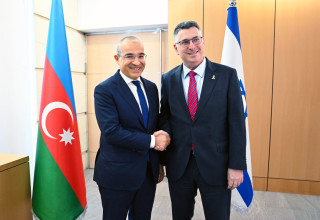 שר הכלכלה של אזרבייג'ן בביקור בישראל (צילום: לשכת שר הכלכלה אזרבייג'ן)