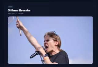 שקמה ברסלר באתר שקורא לרצח אקדמאים ישראלים (צילום: צילום מסך)