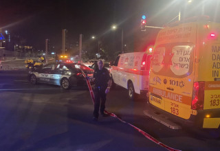 אירוע ירי בתל אביב (צילום: תיעוד מבצעי מד"א)