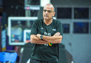אריאל בית הלחמי, מאמן נבחרת ישראל (צילום: איגוד הכדורסל)