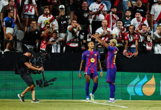 ראפיניה ולאמין ימאל (צילום: Quality Sport Images / Contributor)