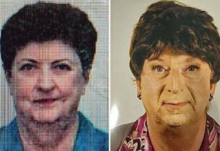 הגבר שהתחפש לאמו  (צילום: פייסבוק,שימוש לפי סעיף 27א')