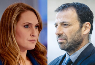 רביב דרוקר, קרן מרציאנו (צילום: יונתן זינדל פלאש 90, ערוץ 12)