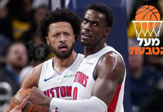 מעל הטבעת דטרויט פיסטונס (צילום: עיבוד תמונה, עדי זבטי)