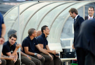 דייויד בקהאם, כריסטיאנו רונאלדו (צילום: Getty images)