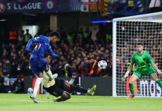 איזה ביצוע. אסטבאו כובש (צילום: רויטרס)