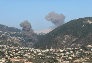 תקיפות בלבנון (צילום: רשתות ערביות)