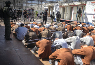 מעצר של אסירים ביטחוניים ומחבלי נוחבה, פברואר 2024 (צילום: חיים גולדברג פלאש 90)