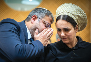 לימור סון הר מלך, איתמר בן גביר 2024 (צילום: יונתן זינדל, פלאש 90)