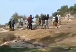 עימותים בין מתנחלים לפלסטינים באזור בית לחם (צילום: שימוש לפי סעיף 27א')