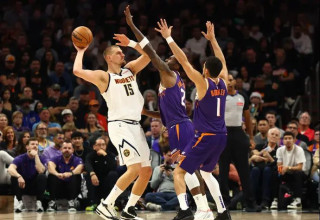 נגע בטריפל דאבל במשחק אדיר. יוקיץ' (צילום: רויטרס)