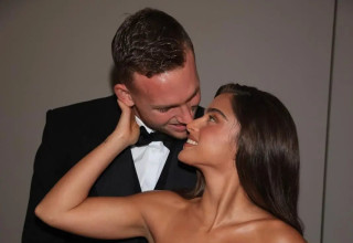 נועה קירל ודניאל פרץ חתן וכלה (צילום: ערן בארי)