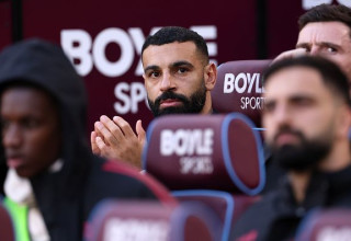 מוחמד סלאח בפוזה לא אופיינית (צילום: Justin Setterfield)