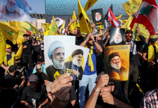 תומכי חיזבאללה (צילום: רויטרס)