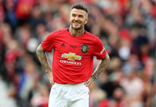 בקהאם במדי מנצ'סטר יונייטד (צילום: Matthew Lewis/Getty Images)