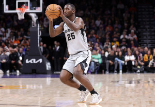 שחקן סן אנטוניו ספרס, דייויד ג'ונס גרסיה (צילום: GettyImages, Chris Coduto)