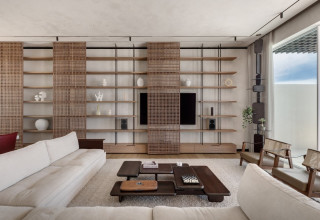 אדריכל מנו שלם, ריהוט אריק בן שמחון (צילום: עודד סמדר)