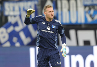 שוער המבורג, דניאל פרץ (צילום: GettyImages, Sebastian El-Saqqa - firo sportphoto)