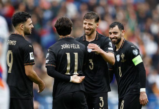 ברונו פרננדש במדי נבחרת פורטוגל (צילום: Soccrates Images / Contributor)