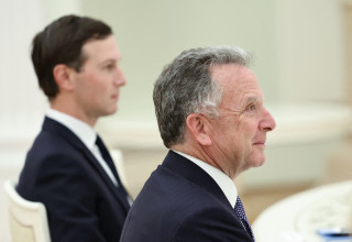 סטיב ויטקוף וג'ארד קושנר (צילום:  רויטרס)