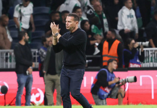 ברק בכר מאמן מכבי חיפה (צילום: דני מרון)