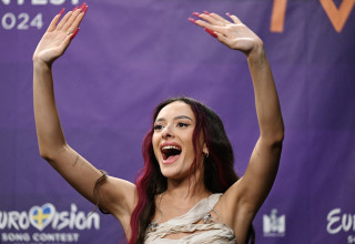 עדן גולן בתחרות האירוויזיון 2024 (צילום: gettyimages)