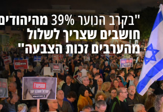 בקרב הנוער, 39% מהיהודים חושבים שצריך לשלול מהערבים זכות הצבעה (צילום: ללא קרדיט)