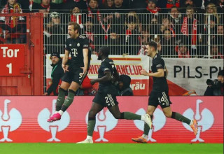 הפעם המשיכו לרבע הגמר. הארי קיין והחברים (צילום: רויטרס)