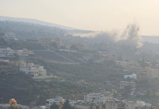 תקיפות צה"ל בדרום לבנון (צילום: רשתות ערביות)