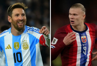 ליאונל מסי / ארלינג הולאנד (צילום: מערכת וואלה, Getty Images)