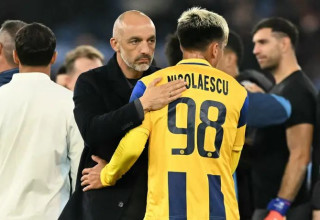 ניקולאסקו, לאזטיץ' (צילום: אימג'בנק  GettyImages, OLI SCARFF/AFP)