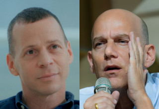 גיא פלג, עמית סגל (צילום: משה שי פלאש 90, צילום מסך קשת 12)