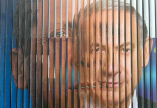 בנימין נתניהו ויצחק הרצוג (צילום: GIL COHEN MAGEN/AFP via Getty Images)