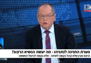 אמנון אברמוביץ' באולפן שישי (צילום: צילום מסך ערוץ 12)