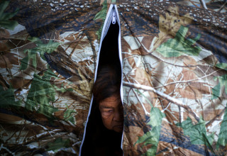 העימות בין תאילנד לקמבודיה, האזרחים במקלט זמני (צילום:  REUTERS/Athit Perawongmetha)