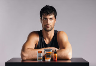 דני אבדיה בקמפיין ללוריאל  (צילום: מיכה לובטון)