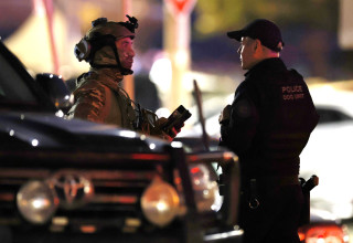 זירת הפיגוע באוסטרליה (צילום:  Darrian Traynor)