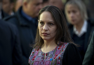 אשת הצללים של הרשות הפלסטינית, מונה אבואמרה (צילום: gettyimages)