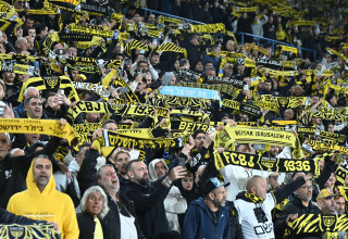 אוהדי בית"ר ירושלים (צילום: ברני ארדוב)
