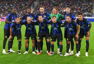 שחקני אינטר (צילום: אימג'בנק  GettyImages, Peter Lottermoser/SEPA.Medi)