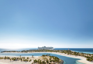 האי הפרטי של MSC Cruises באיי בהאמה (צילום: יח"צ)