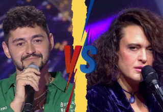 הכוכב הבא: גל דה פז נגד נועם בתן (צילום: קשת 12)