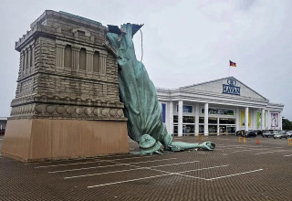 העתק של פסל החירות בברזיל (צילום: Valmir Michelon/Nova Folha/AFP via Getty)