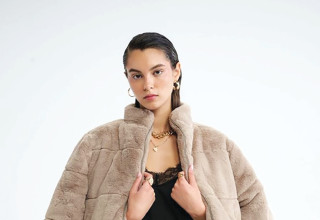 אורבניקה, מעיל פרוותי, 100 שקלים (צילום: חיים כהן)