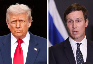 ג'ארד קושנר, דונלד טראמפ (צילום: אלוני מור,רויטרס)